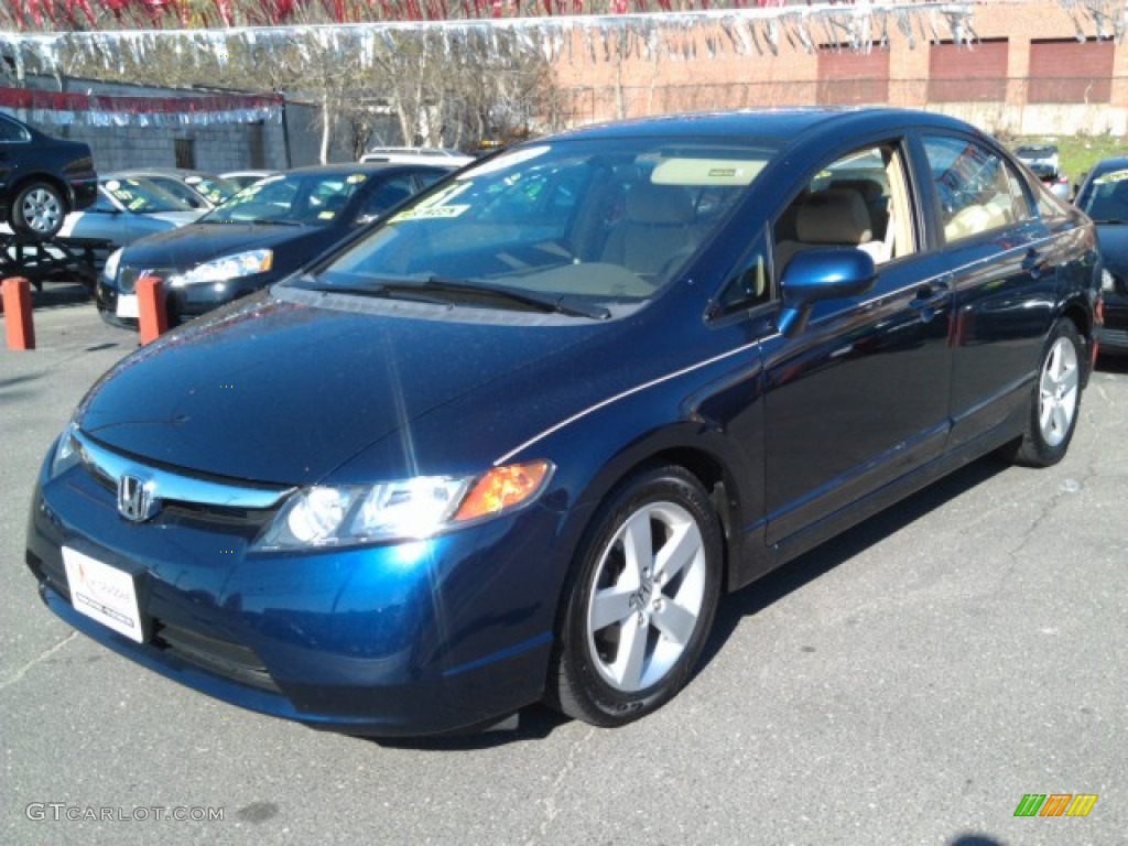 2006 Civic EX Sedan - Royal Blue Pearl / Gray photo #1