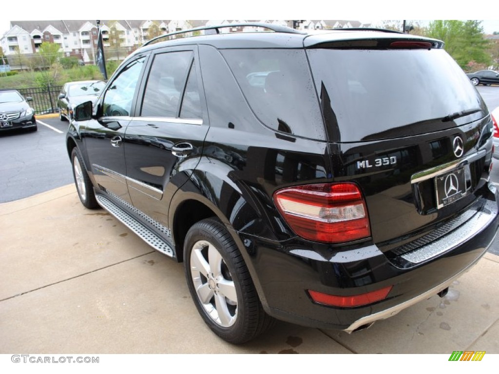 2011 ML 350 4Matic - Black / Cashmere photo #5