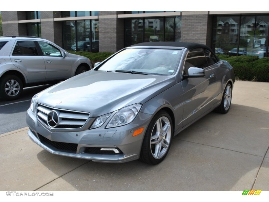 Palladium Silver Metallic 2011 Mercedes-Benz E 350 Cabriolet Exterior Photo #80347479