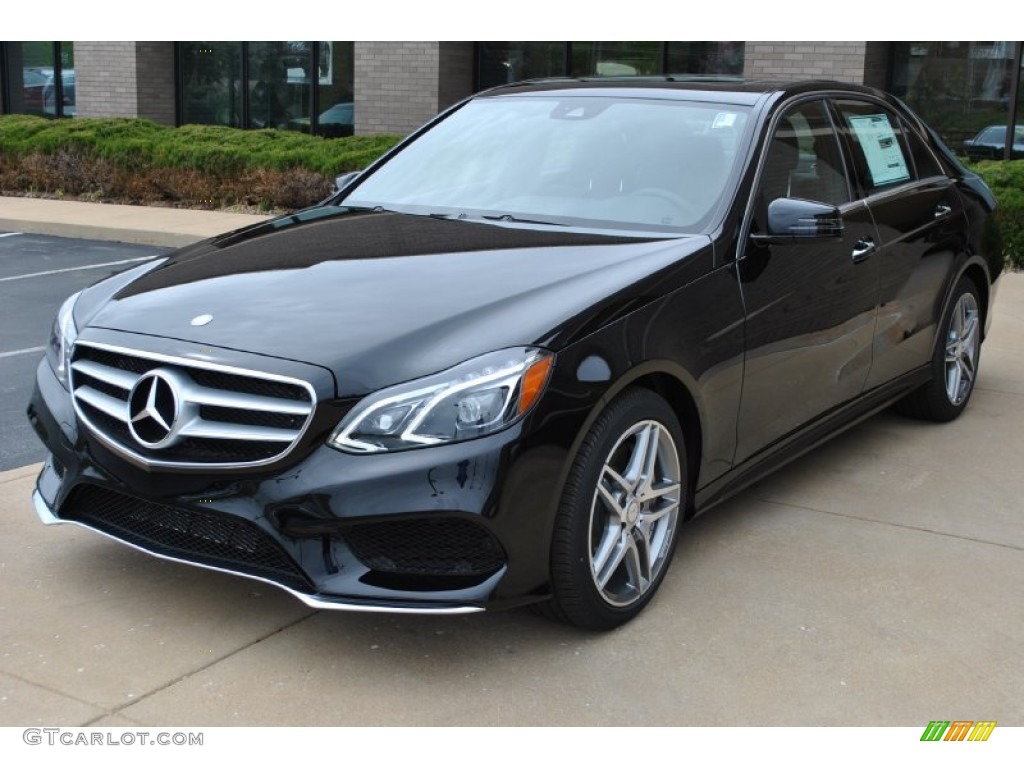 Black 2014 Mercedes-Benz E 550 4Matic Sedan Exterior Photo #80348077