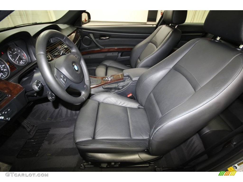2011 3 Series 335i Coupe - Space Gray Metallic / Black photo #3