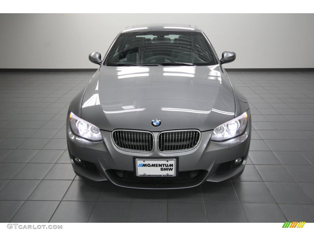 2011 3 Series 335i Coupe - Space Gray Metallic / Black photo #6