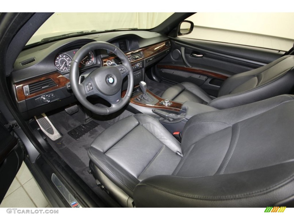 2011 3 Series 335i Coupe - Space Gray Metallic / Black photo #13