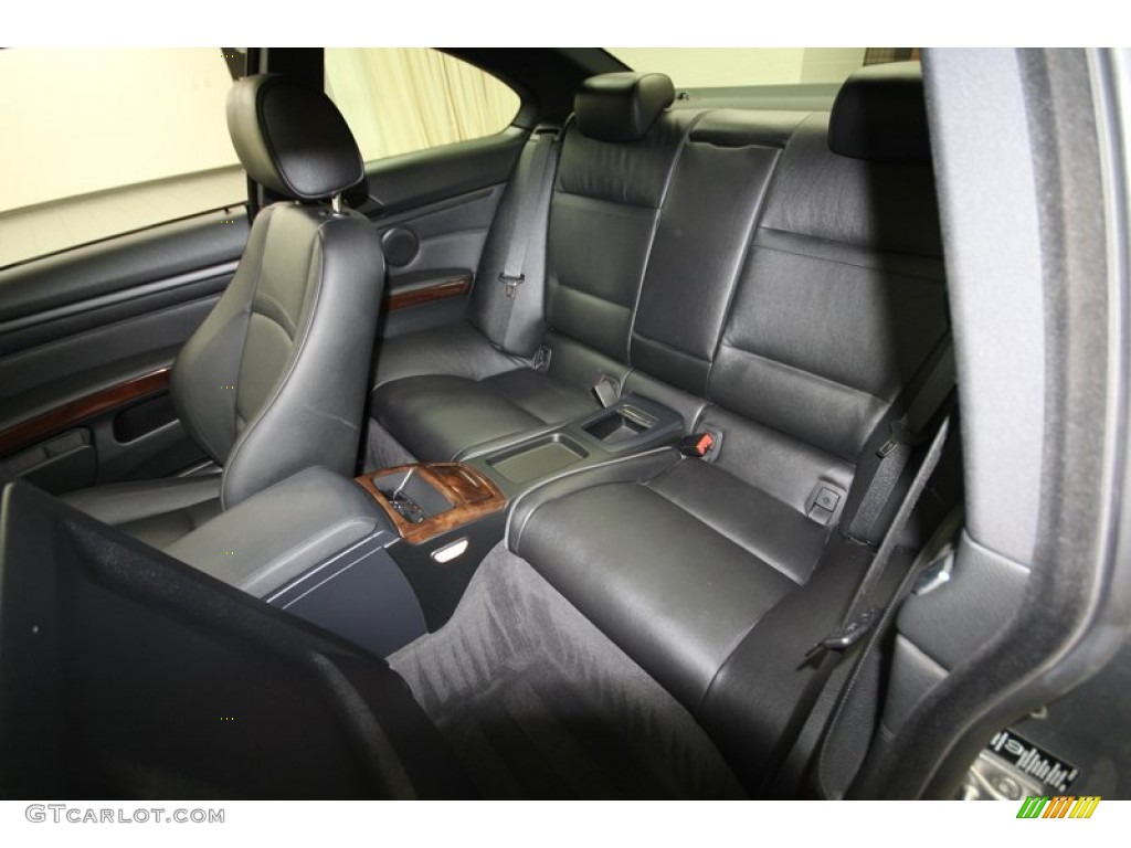 2011 3 Series 335i Coupe - Space Gray Metallic / Black photo #14