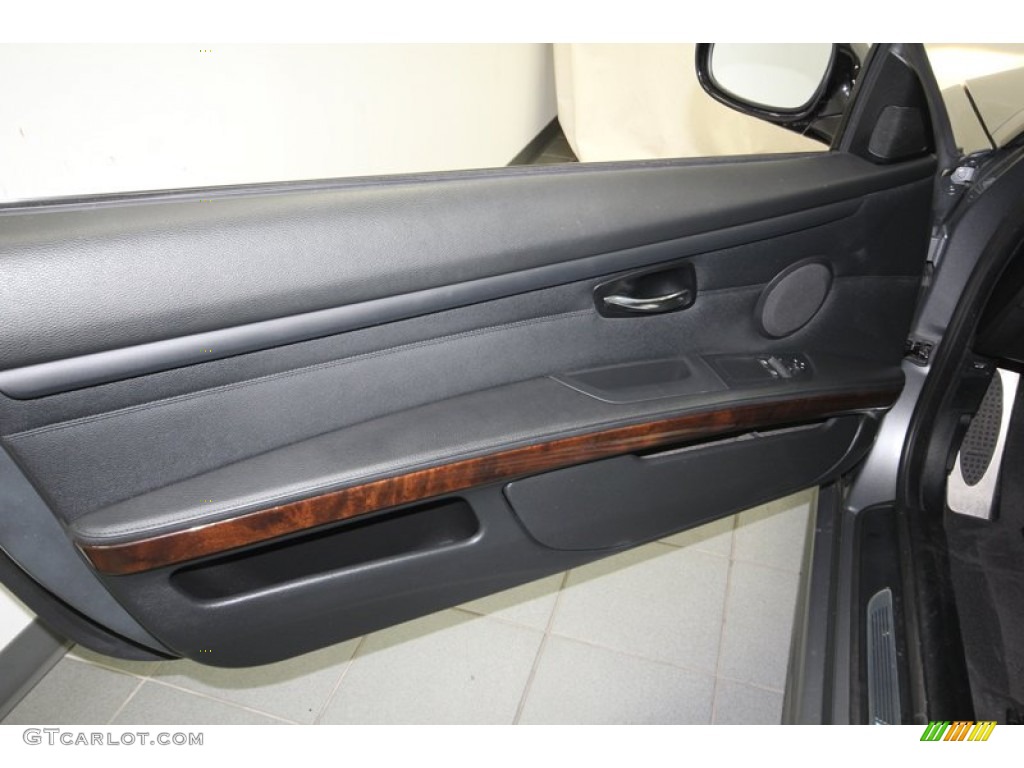 2011 3 Series 335i Coupe - Space Gray Metallic / Black photo #15