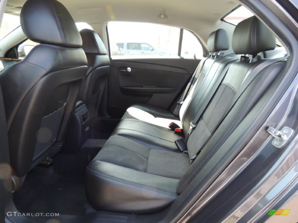 Ebony Interior 2010 Chevrolet Malibu LT Sedan Photo #80348360