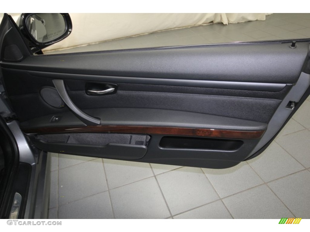 2011 3 Series 335i Coupe - Space Gray Metallic / Black photo #38