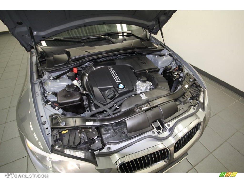 2011 3 Series 335i Coupe - Space Gray Metallic / Black photo #40