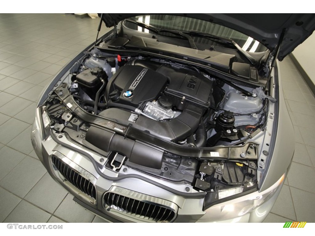 2011 3 Series 335i Coupe - Space Gray Metallic / Black photo #42