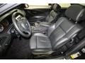 2010 BMW 6 Series Black Interior Front Seat Photo