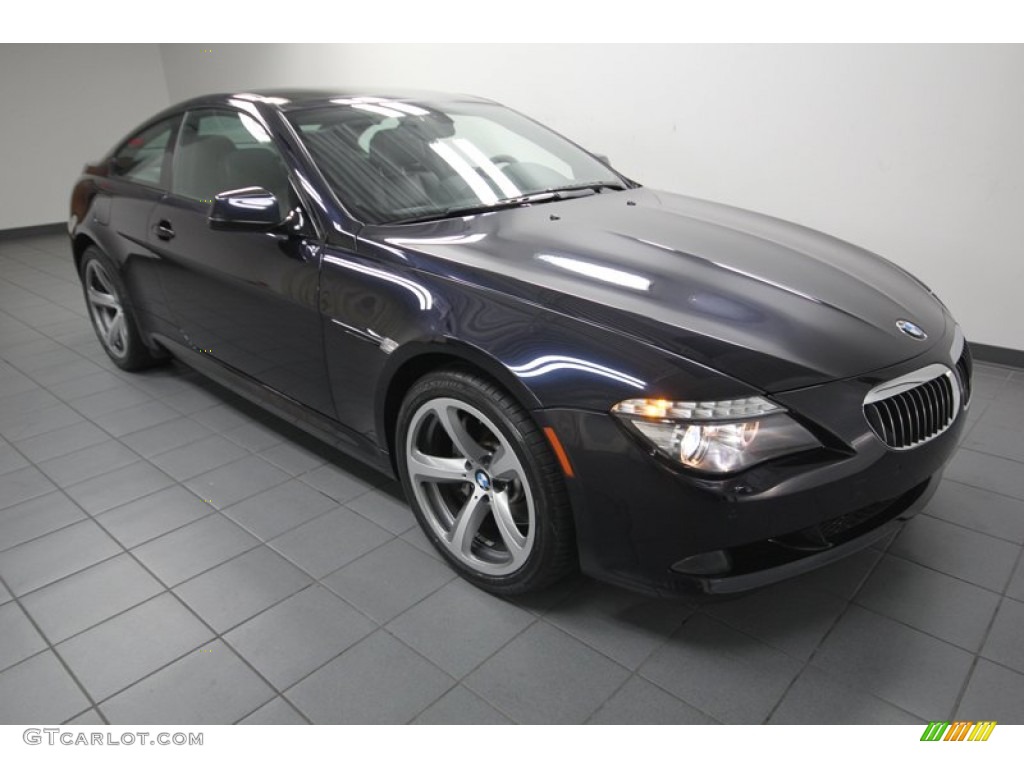 Carbon Black Metallic 2010 BMW 6 Series 650i Coupe Exterior Photo #80348568