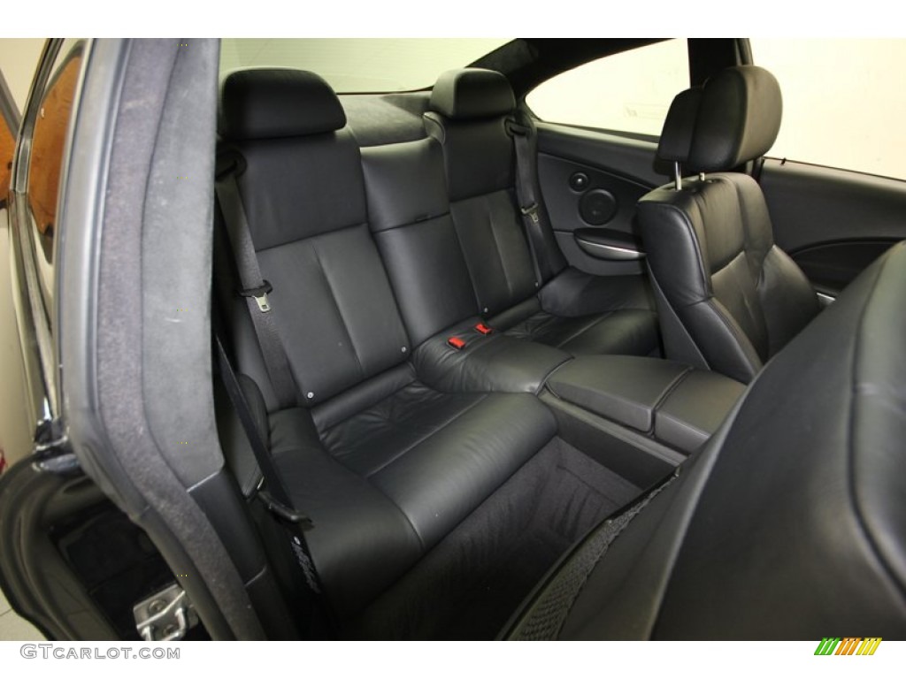 2010 BMW 6 Series 650i Coupe Rear Seat Photo #80348798