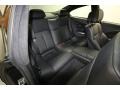 2010 BMW 6 Series Black Interior Rear Seat Photo