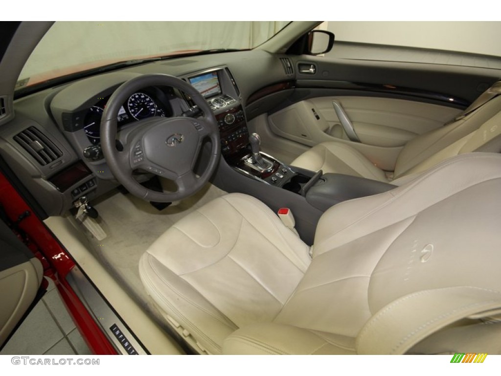Wheat Interior 2011 Infiniti G 37 Convertible Photo #80348899
