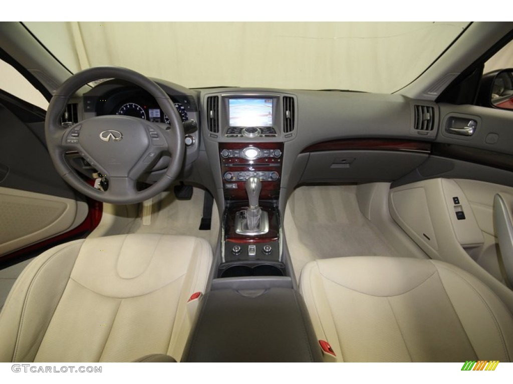 2011 Infiniti G 37 Convertible Wheat Dashboard Photo #80348907