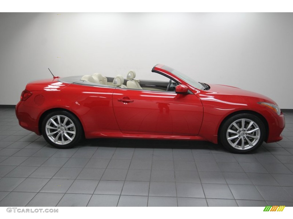 Vibrant Red 2011 Infiniti G 37 Convertible Exterior Photo #80348934