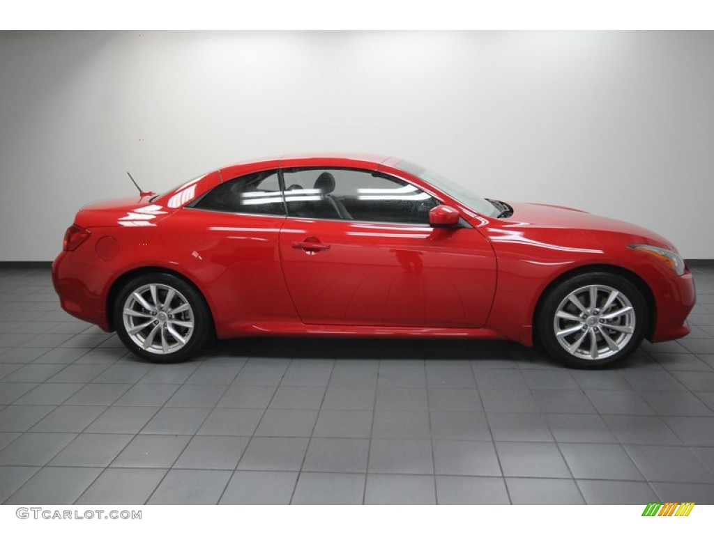 Vibrant Red 2011 Infiniti G 37 Convertible Exterior Photo #80348942