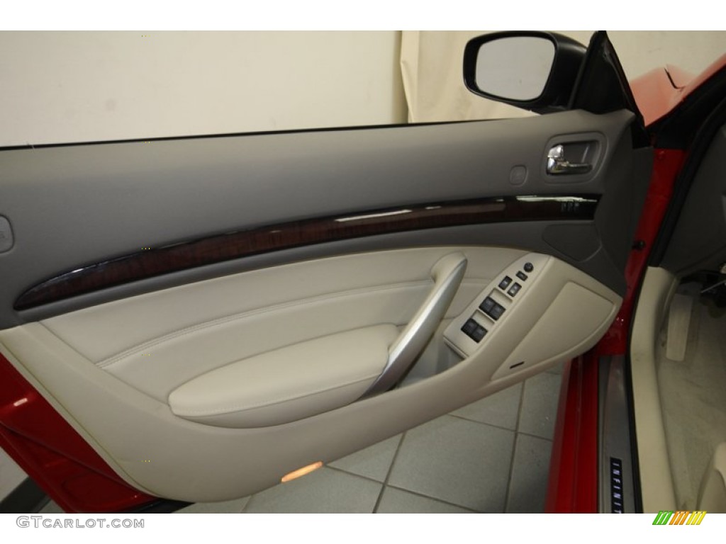 2011 Infiniti G 37 Convertible Wheat Door Panel Photo #80349003