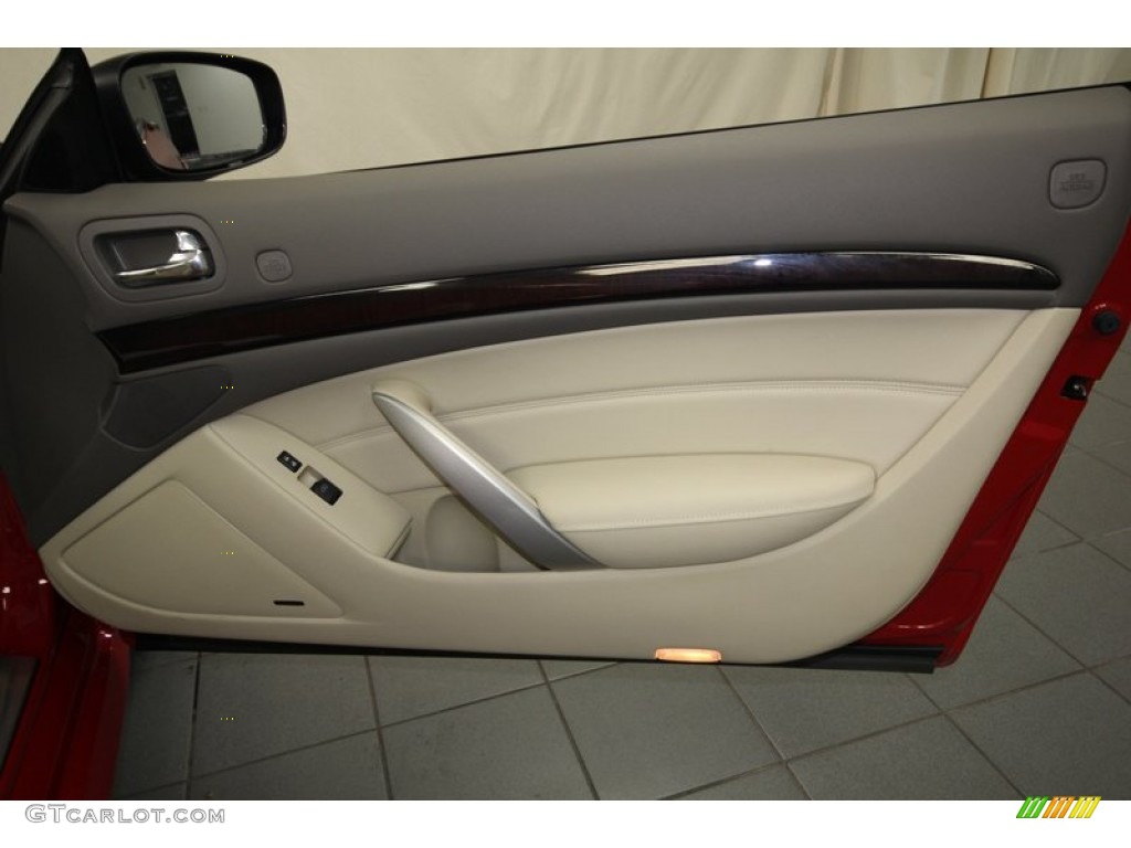 2011 G 37 Convertible - Vibrant Red / Wheat photo #38