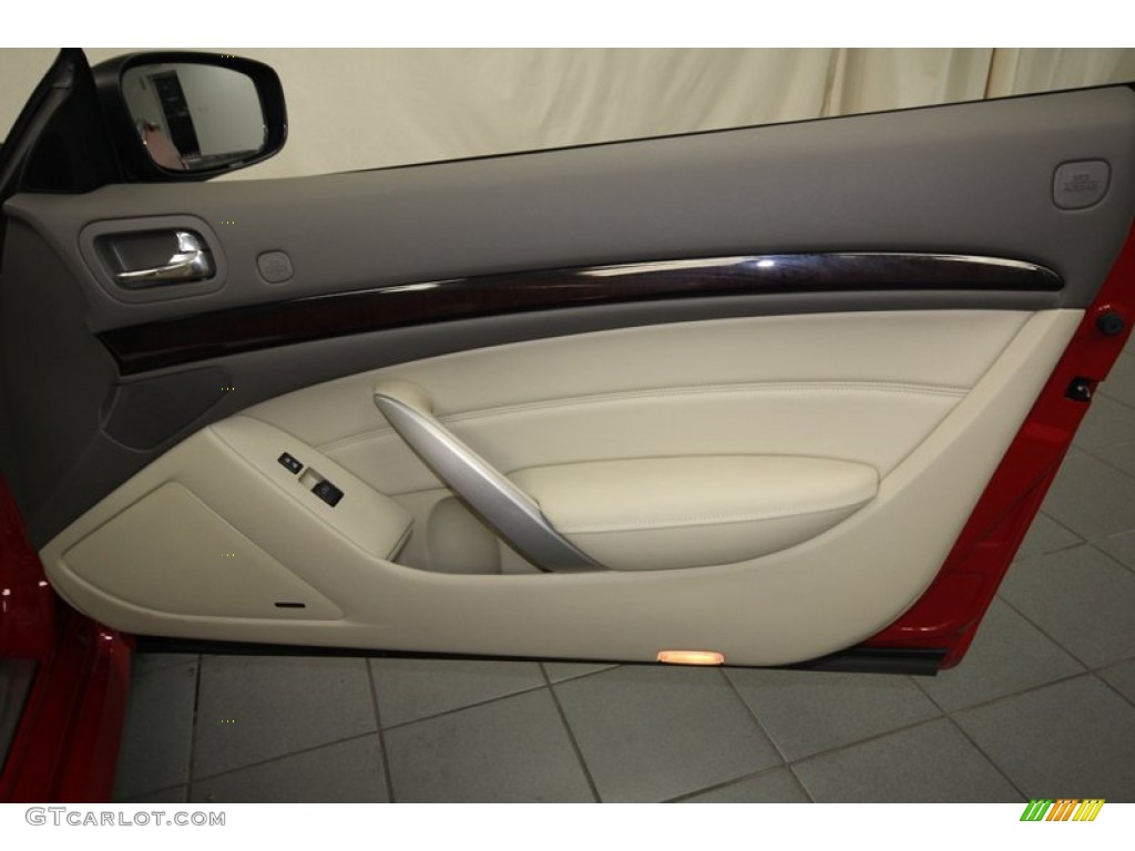 2011 Infiniti G 37 Convertible Wheat Door Panel Photo #80349204