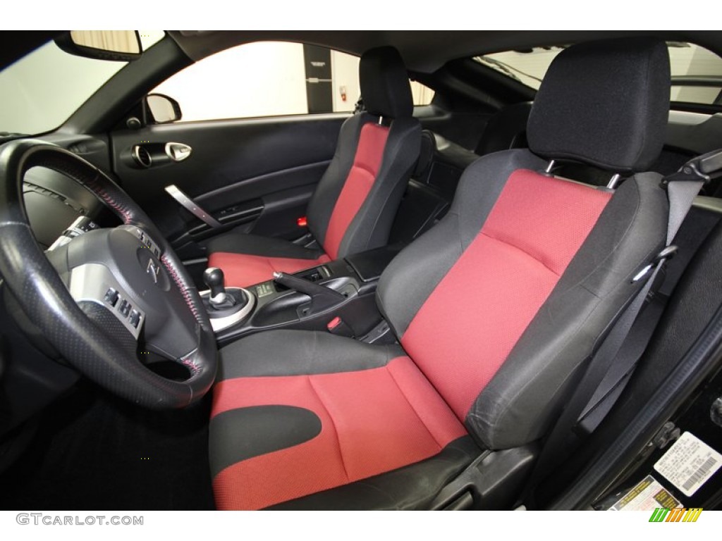 Carbon/Red Interior 2007 Nissan 350Z NISMO Coupe Photo #80349306
