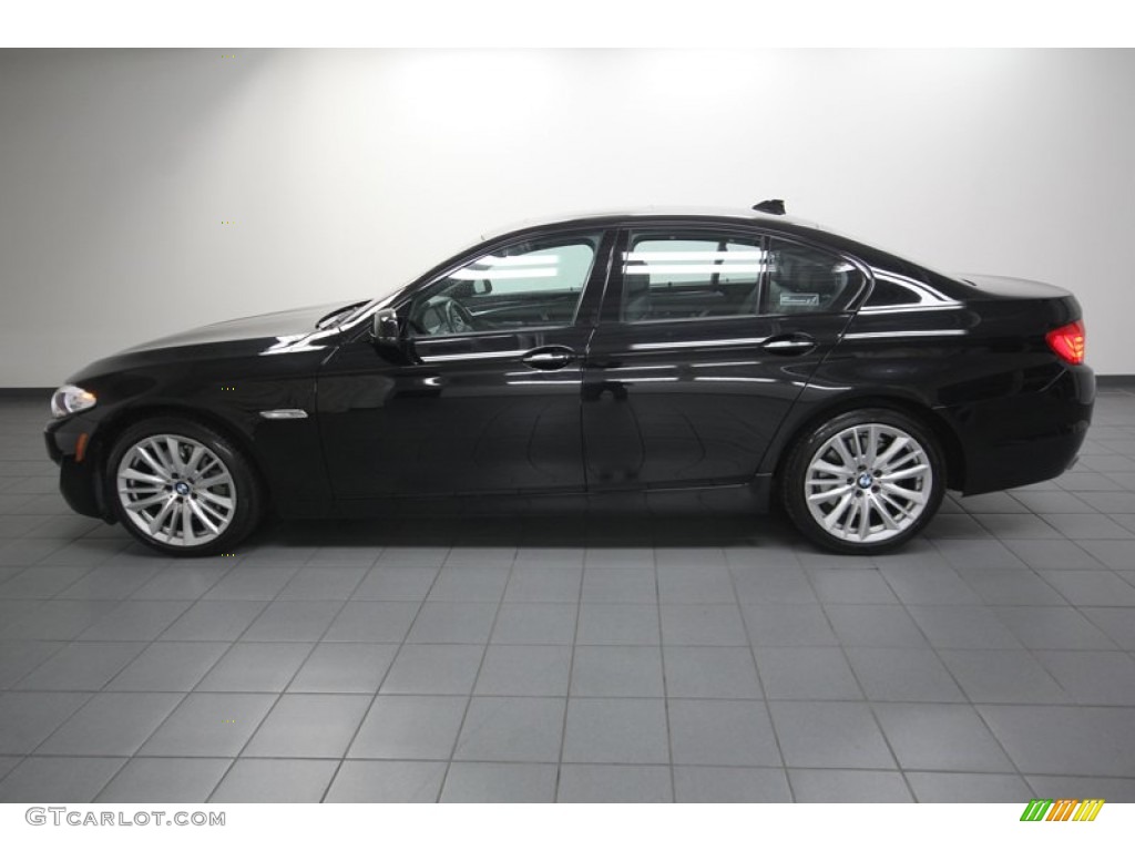 Jet Black 2011 BMW 5 Series 550i Sedan Exterior Photo #80349693