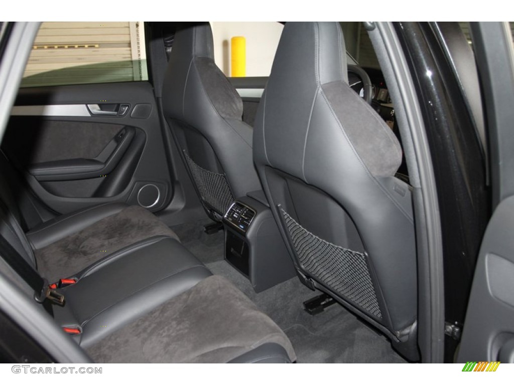 Black/Black Interior 2012 Audi S4 3.0T quattro Sedan Photo #80349837
