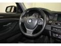 Black 2011 BMW 5 Series 550i Sedan Steering Wheel