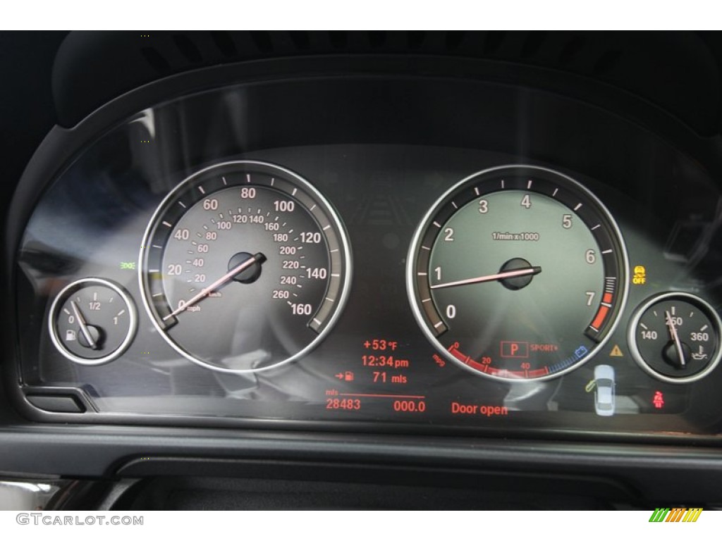2011 BMW 5 Series 550i Sedan Gauges Photo #80350077