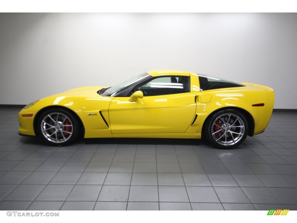 Velocity Yellow 2009 Chevrolet Corvette Z06 Exterior Photo #80350095