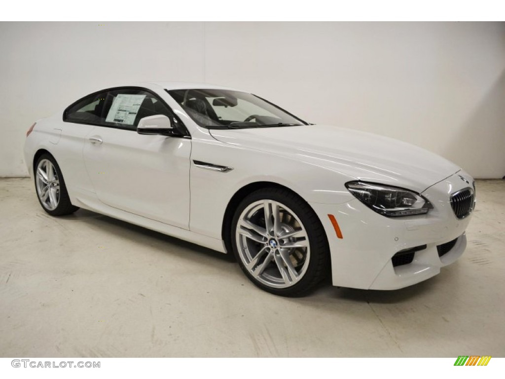 Alpine White 2014 BMW 6 Series 640i Coupe Exterior Photo #80350154