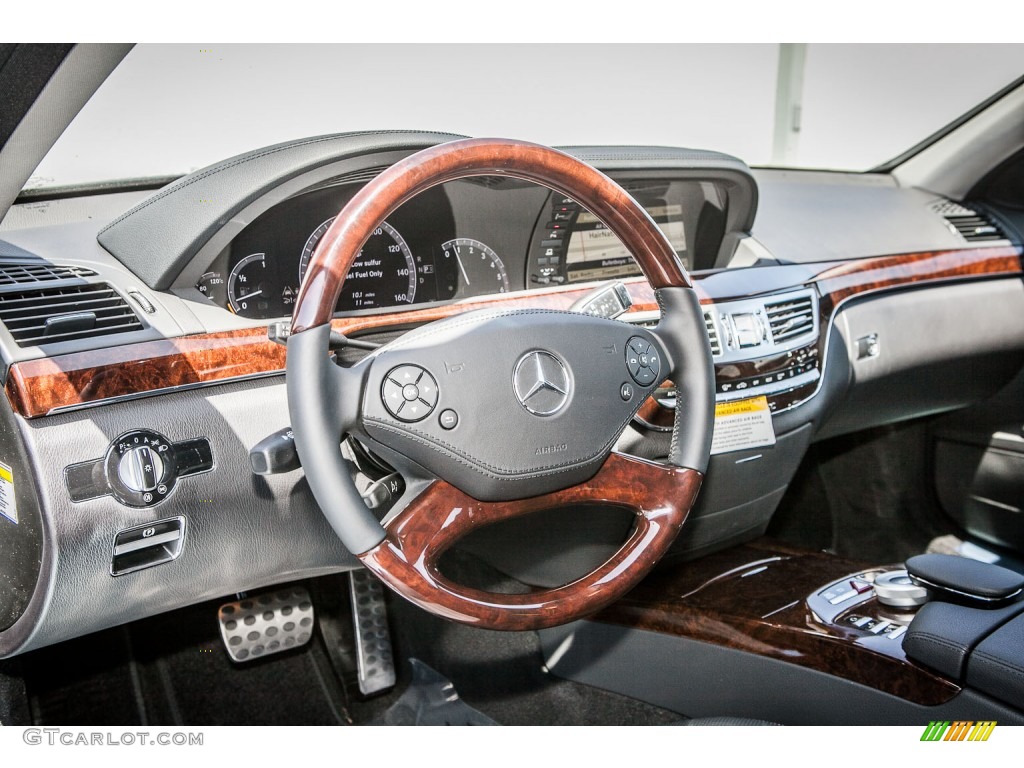 2013 Mercedes-Benz S 350 BlueTEC 4Matic Black Dashboard Photo #80351847