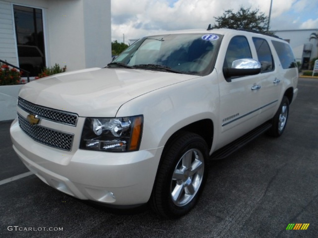 2013 Tahoe LT 4x4 - White Diamond Tricoat / Light Titanium/Dark Titanium photo #1