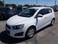 2013 Summit White Chevrolet Sonic LT Hatch  photo #1