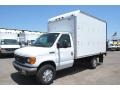 Oxford White - E Series Cutaway E350 Commercial Moving Van Photo No. 8