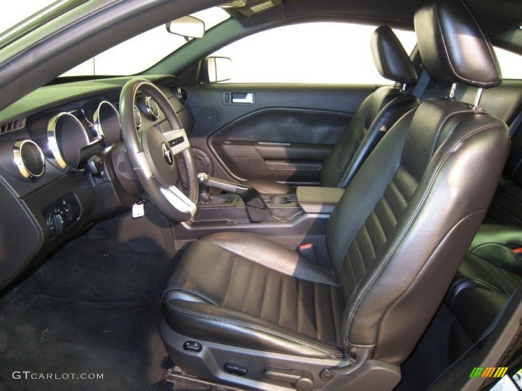 Dark Charcoal Interior 2007 Ford Mustang GT Premium Coupe Photo #80353314
