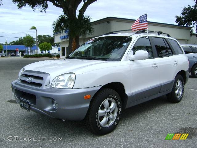 2006 Santa Fe GLS - Nordic White / Beige photo #1