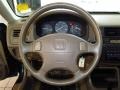 1996 Honda Civic Beige Interior Steering Wheel Photo