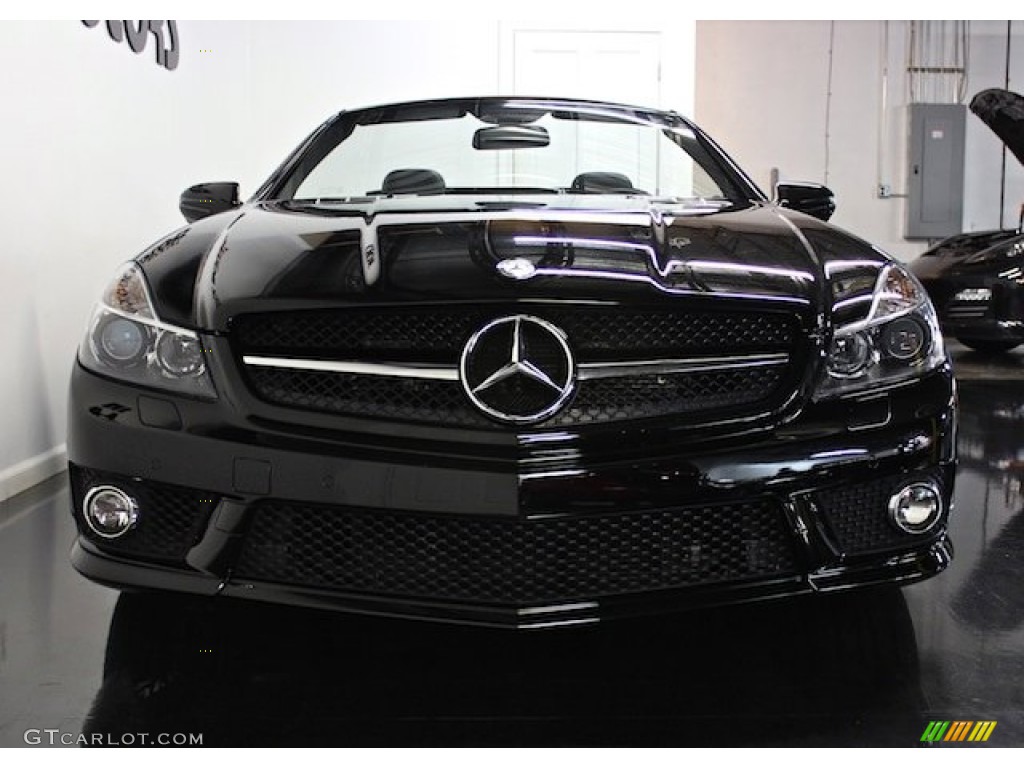 Black 2011 Mercedes-Benz SL 63 AMG Roadster Exterior Photo #80354588