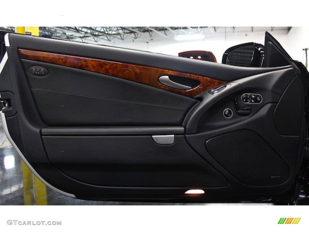 2011 Mercedes-Benz SL 63 AMG Roadster Black Door Panel Photo #80354916