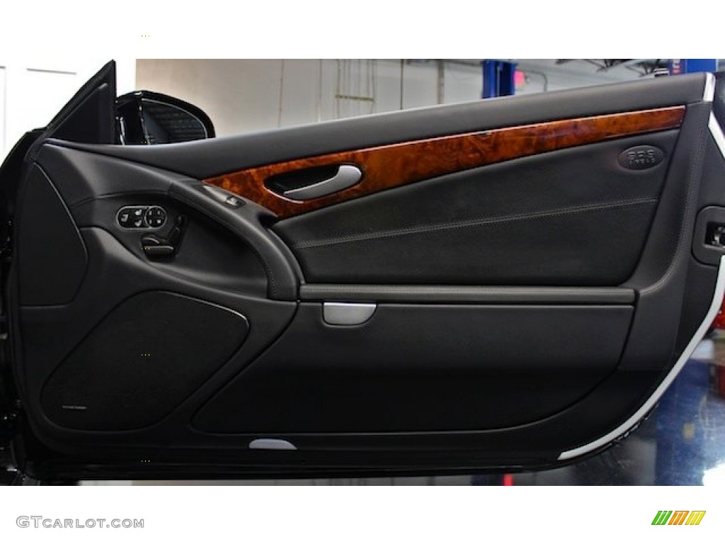 2011 Mercedes-Benz SL 63 AMG Roadster Black Door Panel Photo #80354952