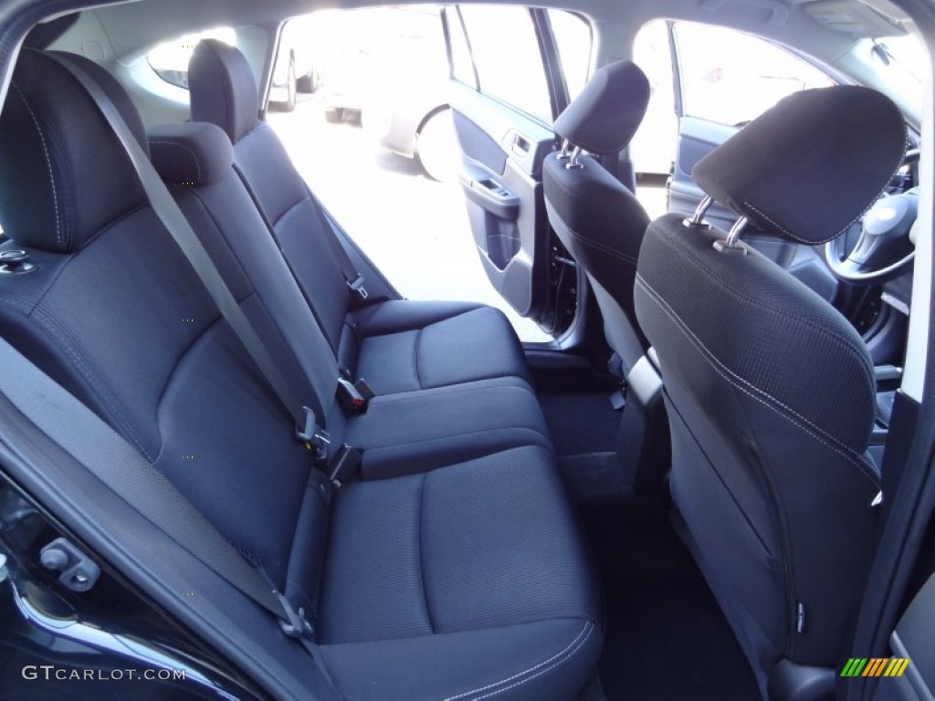 2012 Subaru Impreza 2.0i Sport Premium 5 Door Rear Seat Photo #80354992