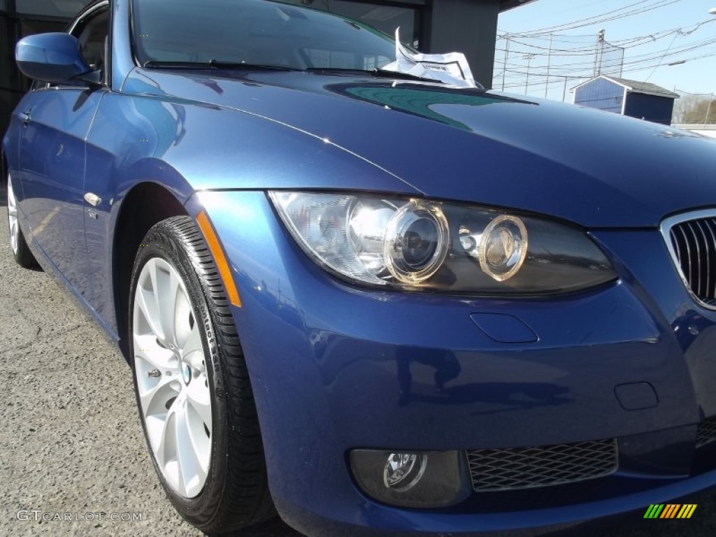 2010 3 Series 335i xDrive Coupe - Le Mans Blue Metallic / Saddle Brown Dakota Leather photo #30