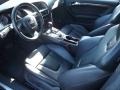 Black Silk Nappa Leather 2010 Audi S5 4.2 FSI quattro Coupe Interior Color