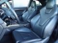 Black Silk Nappa Leather Front Seat Photo for 2010 Audi S5 #80355379