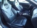 Black Silk Nappa Leather Interior Photo for 2010 Audi S5 #80355437