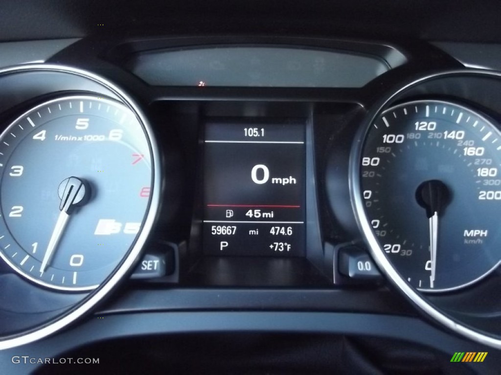 2010 Audi S5 4.2 FSI quattro Coupe Gauges Photo #80355494