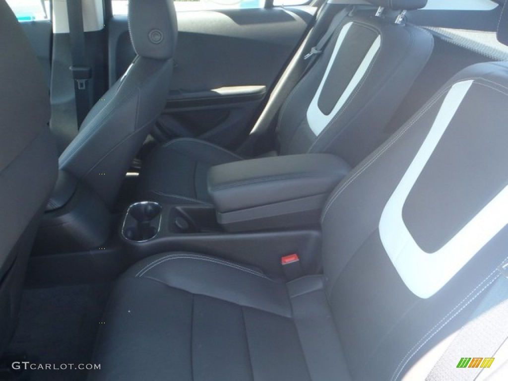 Jet Black/Ceramic White Accents Interior 2013 Chevrolet Volt Standard Volt Model Photo #80355799