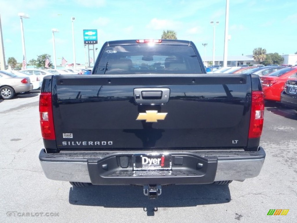 2013 Silverado 1500 LT Crew Cab 4x4 - Black / Light Titanium/Dark Titanium photo #5