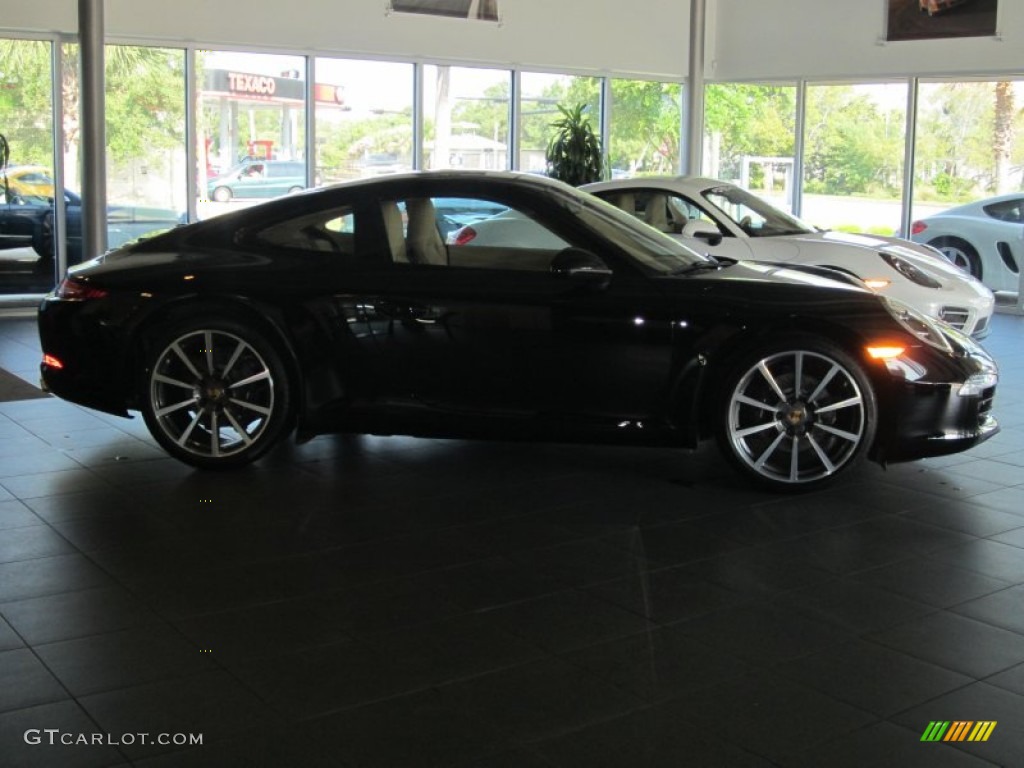 2013 911 Carrera Coupe - Black / Luxor Beige photo #19